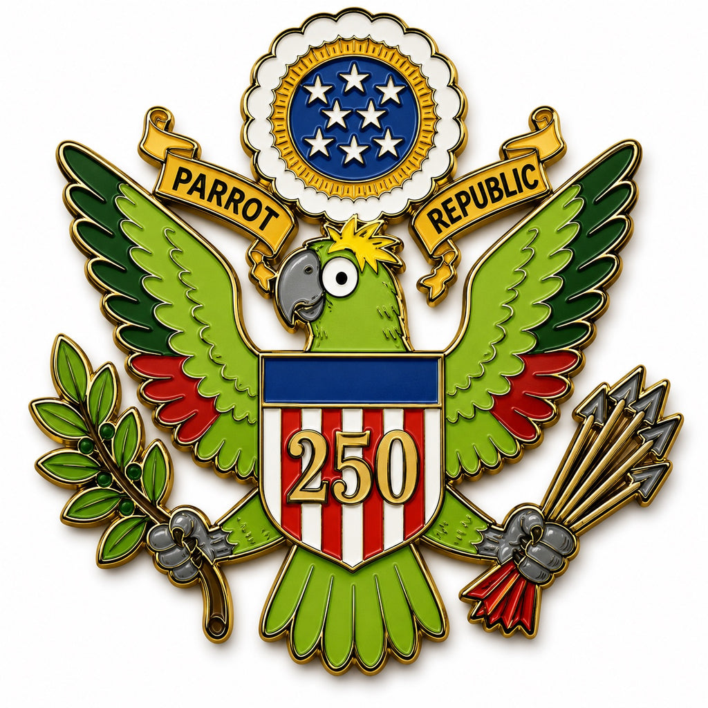 Parrot Republic Collectible Pin — First Issue
