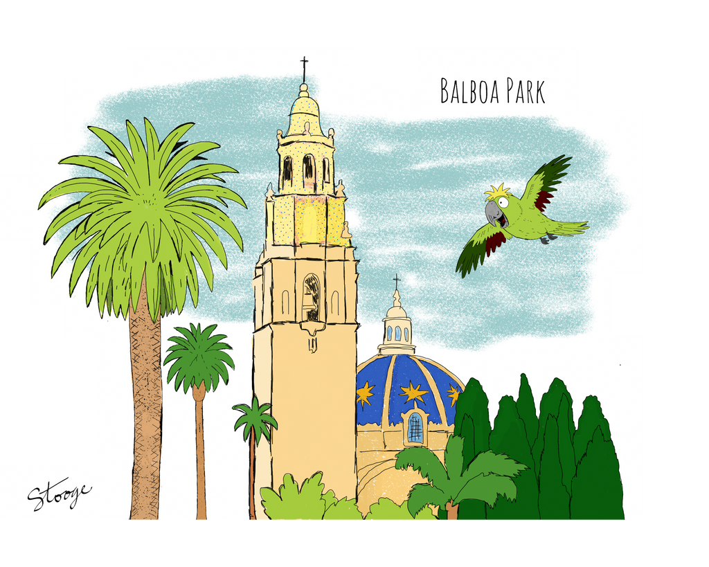 Pico the Parrot at Balboa Park