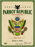 Parrot Republic Collectible Pin — First Issue