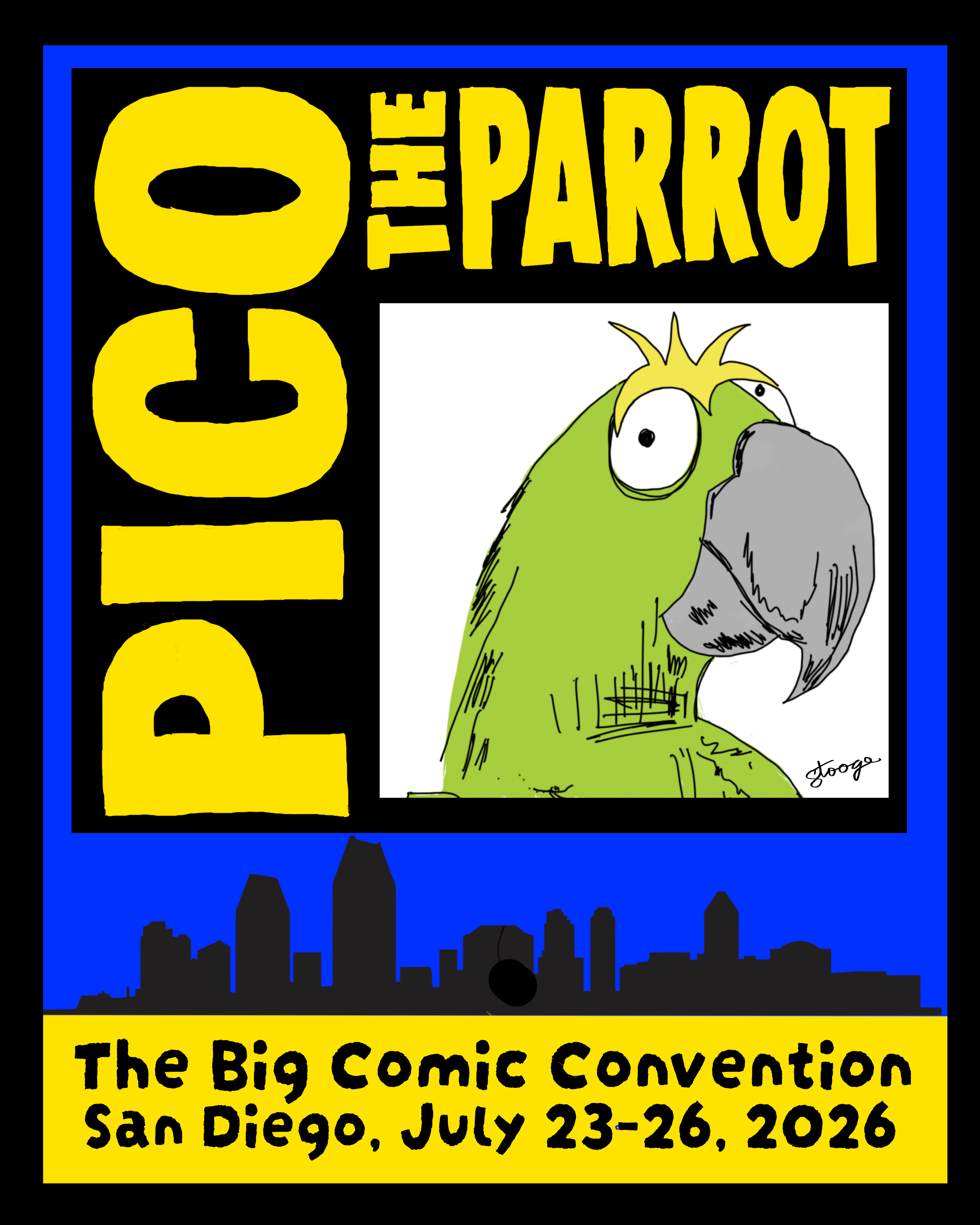 Pico the Parrot — Comic-Con 2026 Exclusive
