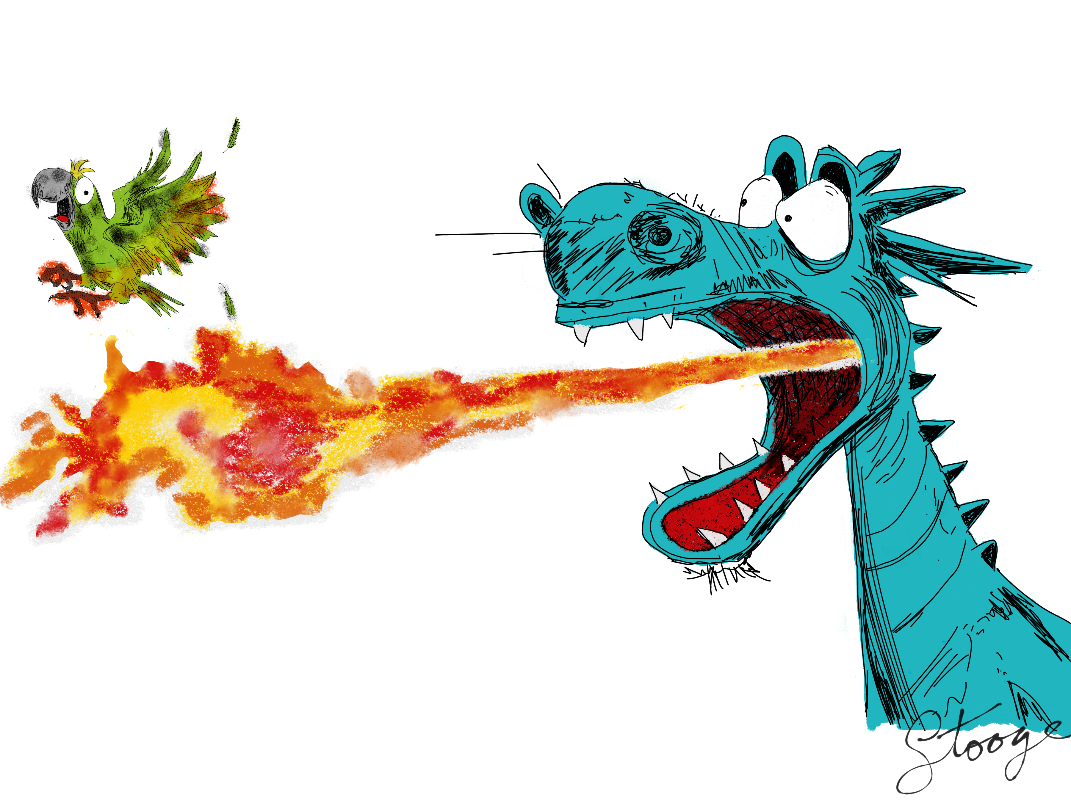 Pico and the Dragon - Limited Edition Print